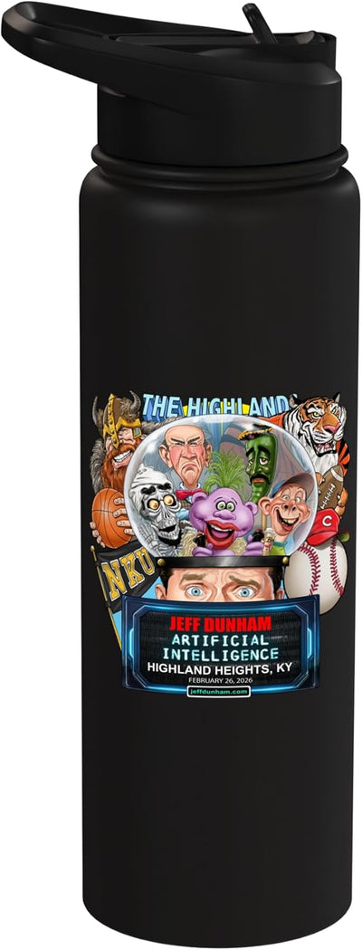 Botella agua acero inox aislada Highland Heights 2026