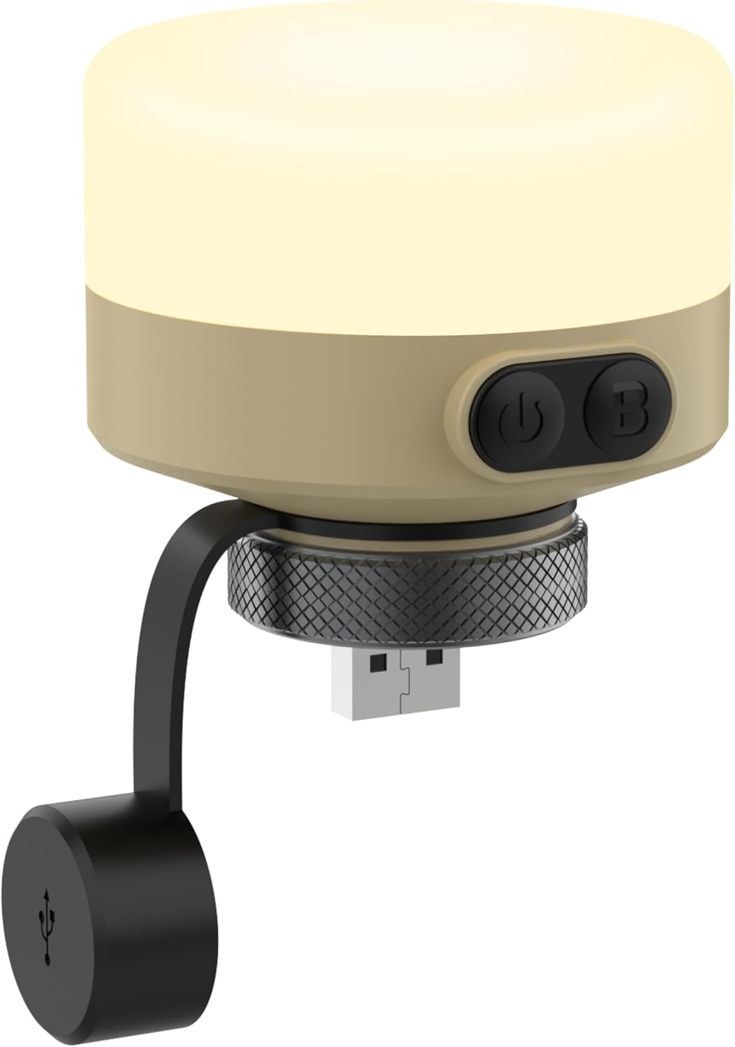 Linterna LED camping ELECOM recargable USB 420LM