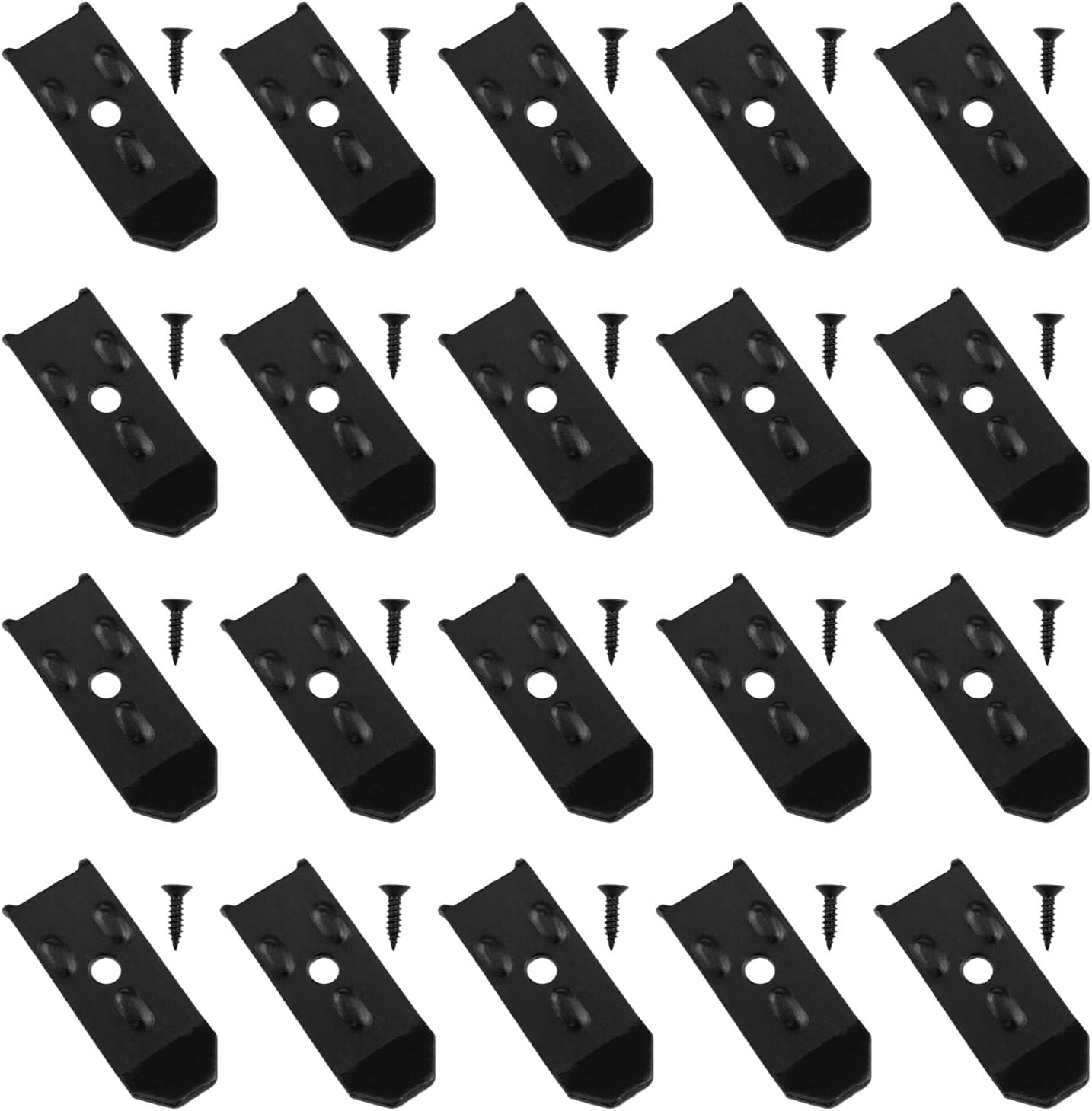 20 Pzas Mesas Negras Ajustador Horizontal Hojas