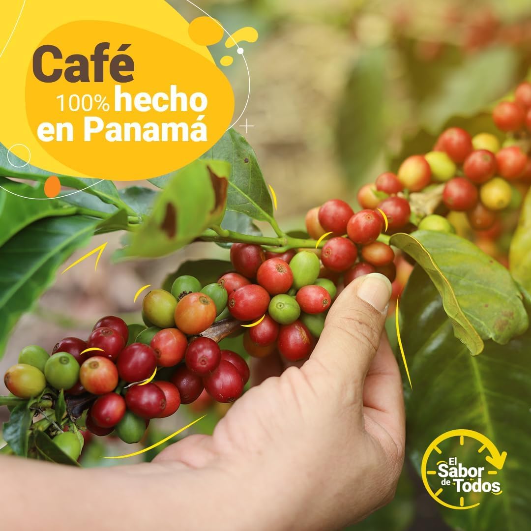 Café granos asados enteros Duran Panamá 100% arábica 360gr