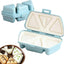 Molde onigiri 6 en 1 azul multifuncional para hogar y picnic