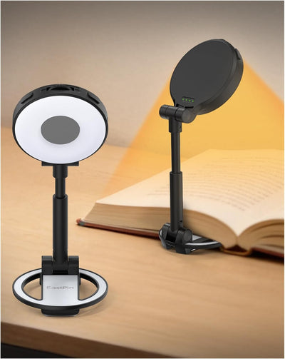 Luces lectura cama LED recargables con temporizador 3 colores