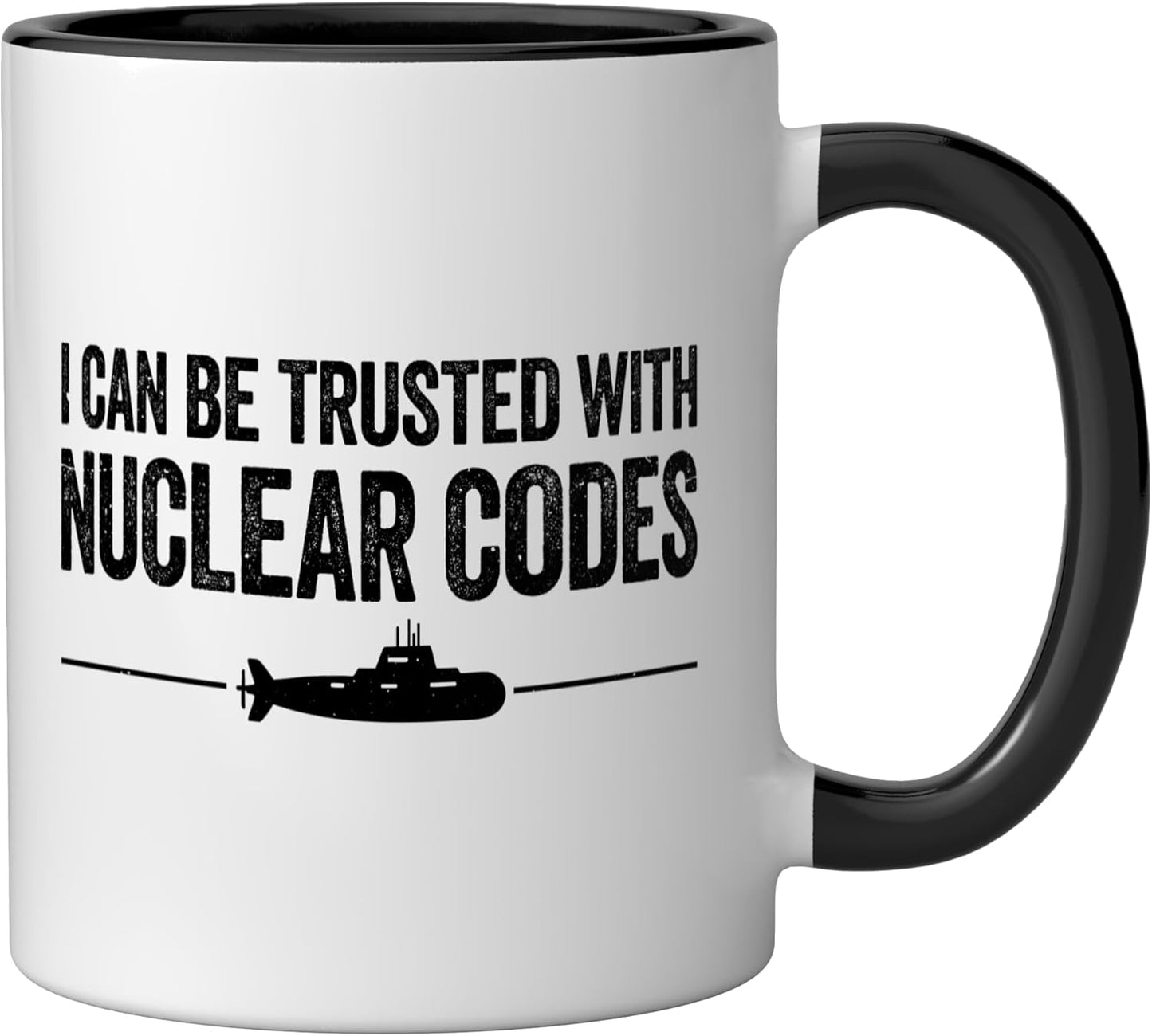 Taza Cerámica Submariner Negro/Blanco