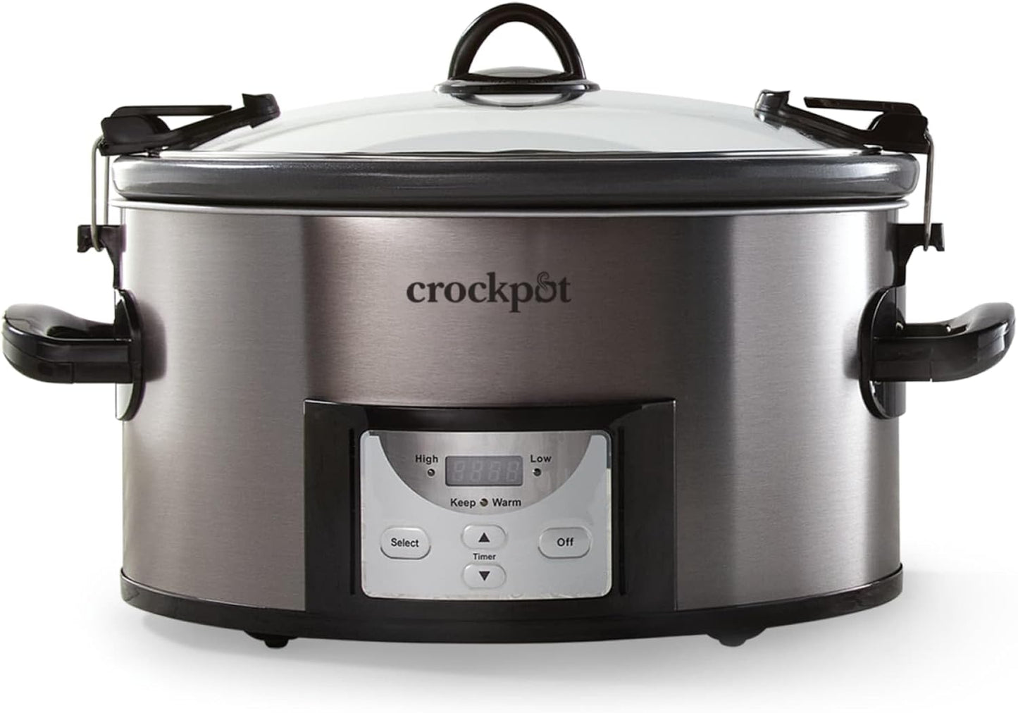 Calentador alimentos olla cocción lenta 6qt acero inox