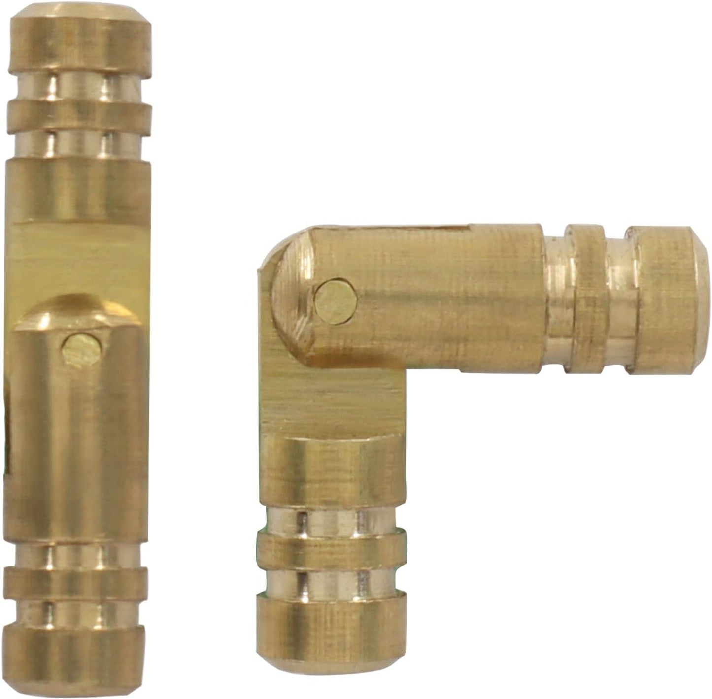 Bisagras ocultas latón dorado 0.98x0.98pulg 50 pzas