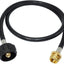 Adaptador tanque propano manguera CSA tipo QCC1