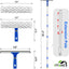 Limpiador ventana 81pulg con escobilla 12pulg y microfibra 11pulg