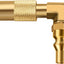 Adaptador codo 1/4pulg para parrilla Blackstone 17-22pulg