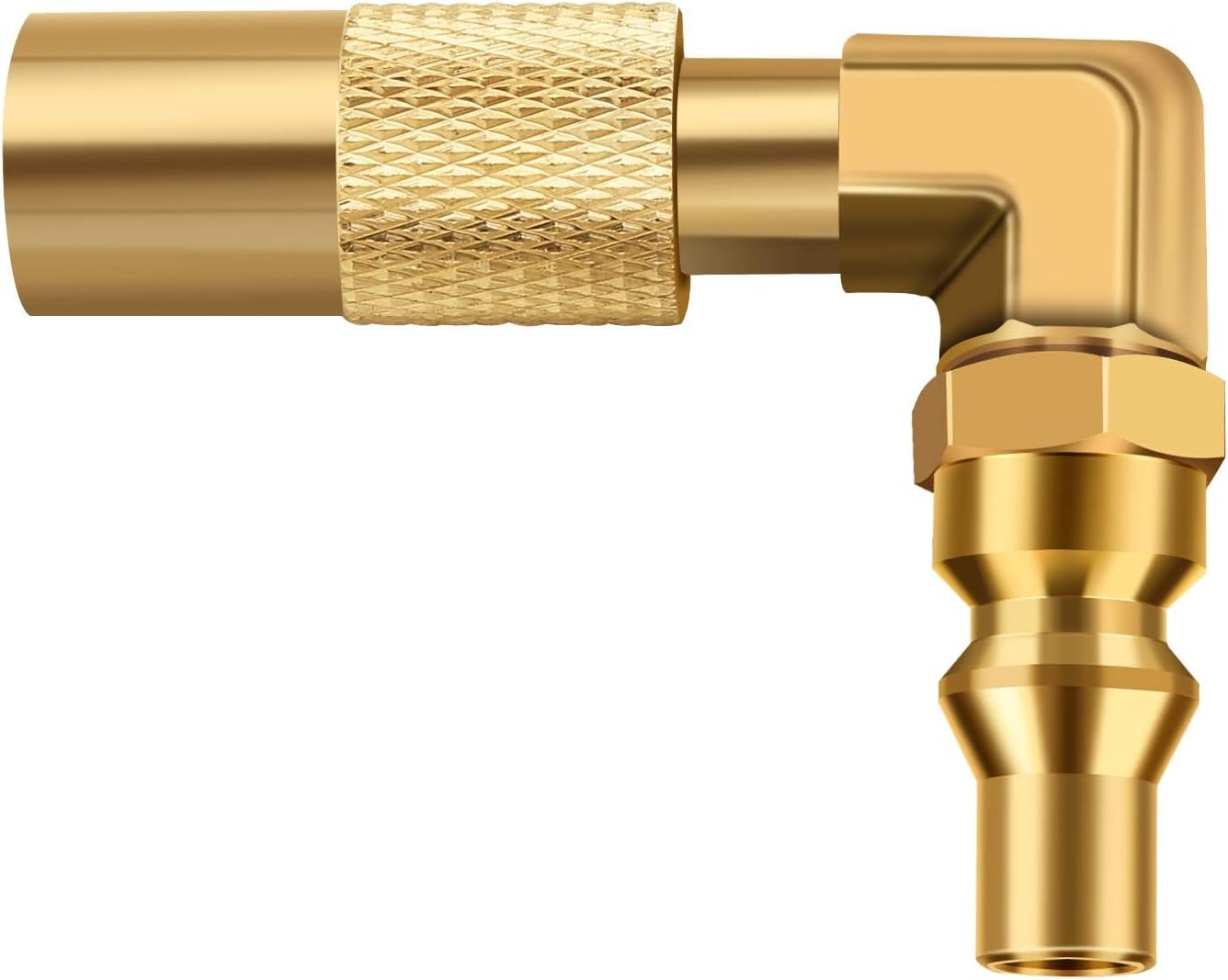 Adaptador codo 1/4pulg para parrilla Blackstone 17-22pulg