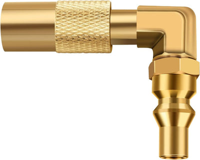 Adaptador codo 1/4pulg para parrilla Blackstone 17-22pulg