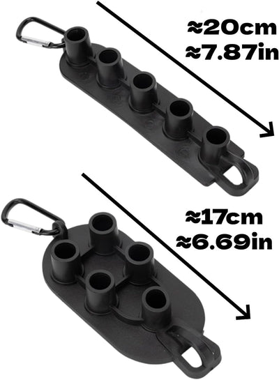 Soporte boquilla lavadora 3 pzas con clip colgante