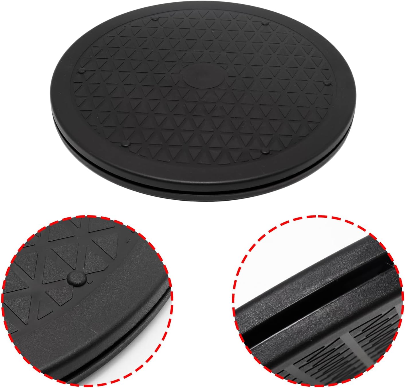 Tocadiscos Lazy Susan 10pulg giratorio 360° con rodamientos acero