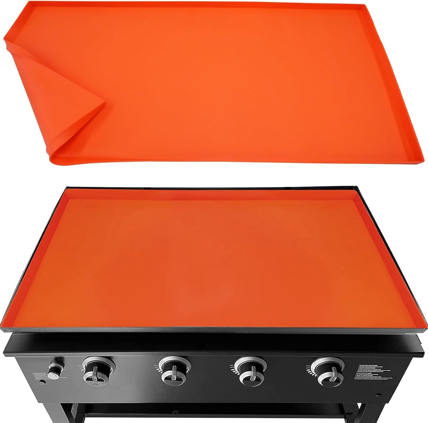 Alfombrilla silicona 36pulg para parrilla Blackstone reutilizable