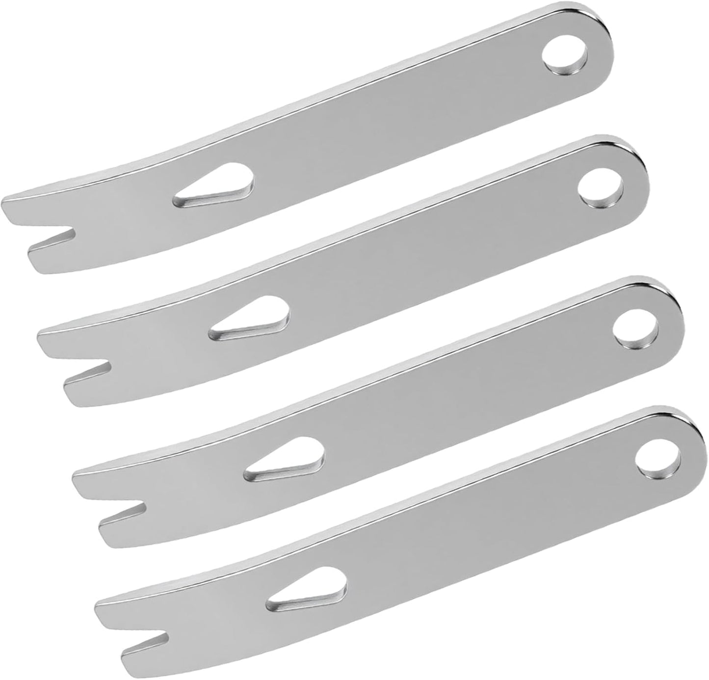 4 Pzas Palanca Acero Inox Multifunción EDC