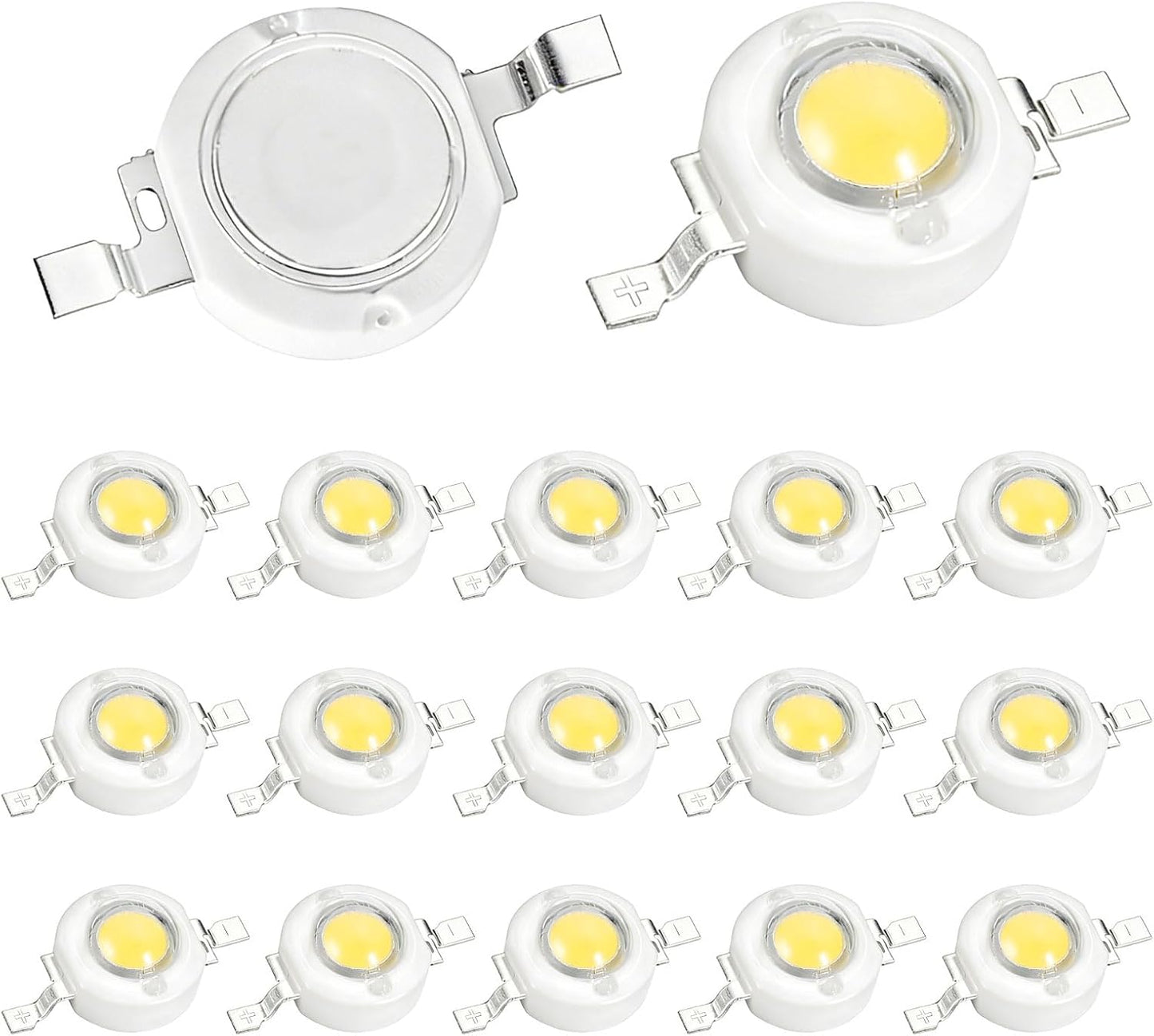Lámpara LED COB 1.8-3.4V 20 Pzas para Experimentos y Decoración