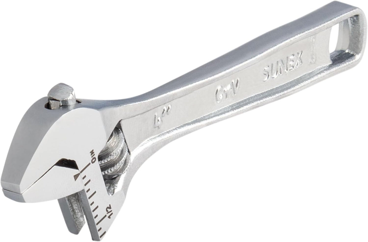 Llave ajustable acero cromo vanadio 4pulg 0.5625pulg doble escala