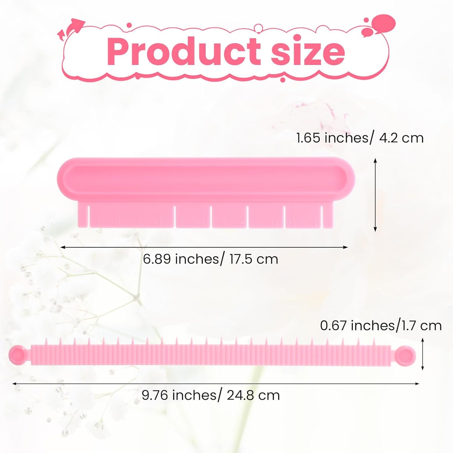 2 herramientas guía arco pastel regla ajustable fondant