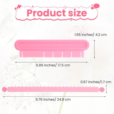 2 herramientas guía arco pastel regla ajustable fondant
