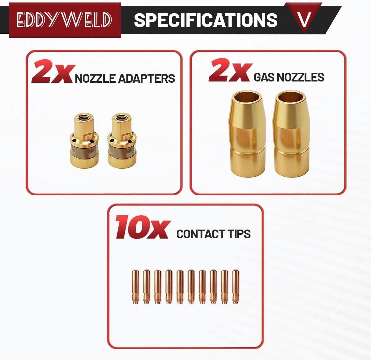 14 Pzas Kit Mig Gun .030" para Miller Millermatic Hobart