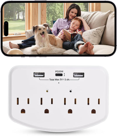 Cámara HD 1080p WiFi para seguridad en hogar