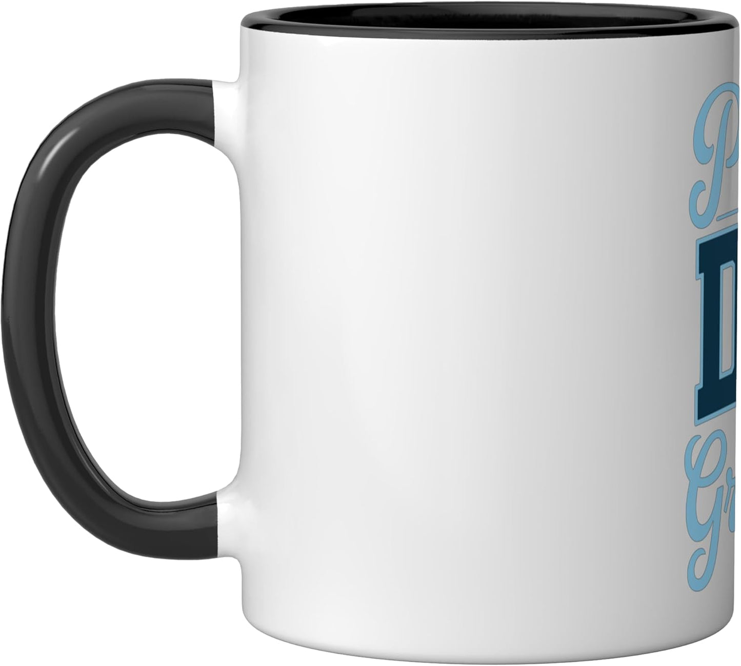 Taza Cerámica Padre Graduado Negro/Blanco