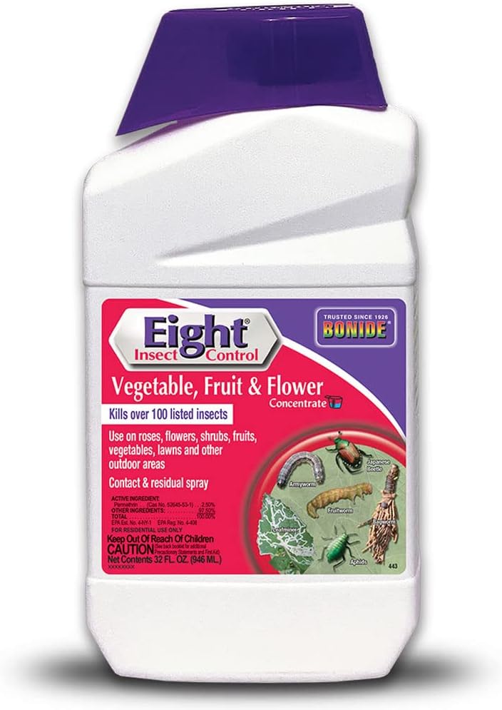 Insecticida concentrado 32oz para frutas flores y escarabajos