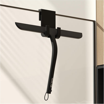 Escobilla ducha vidrio con soporte limpieza puertas y ventanas