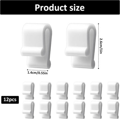 12 Clips Protectores Tapa Horno Holandés Silicona Antiderrap