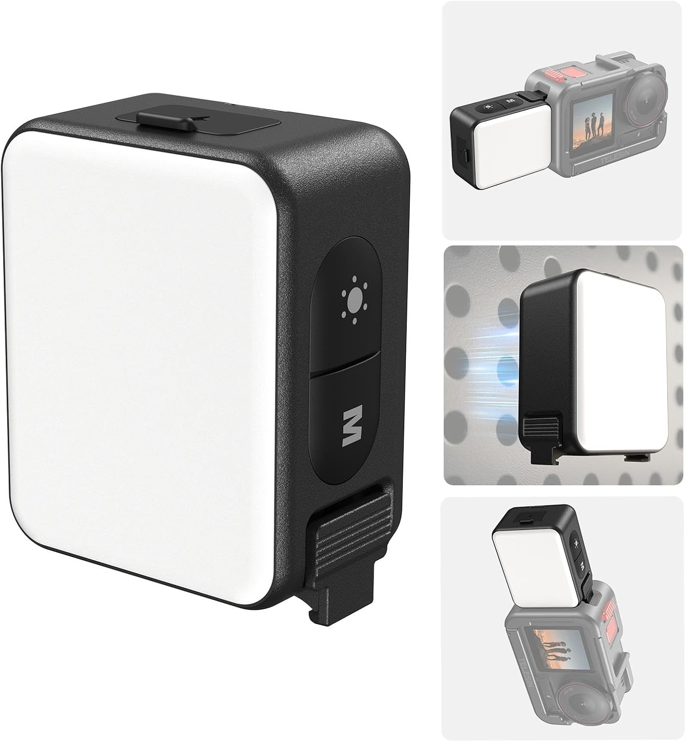Luz LED magnética para cámara acción DJI Osmo Action 6/5 Pro