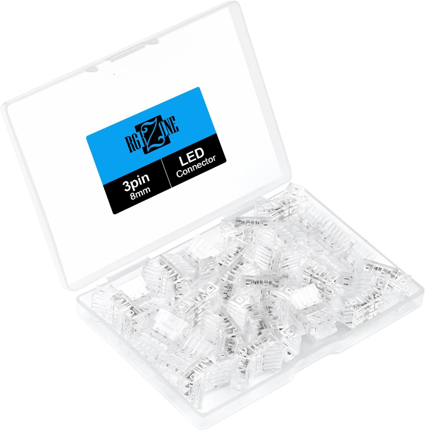 25 Pzas Conector LED 0.315pulgada IP20/IP65 para Tira SMD