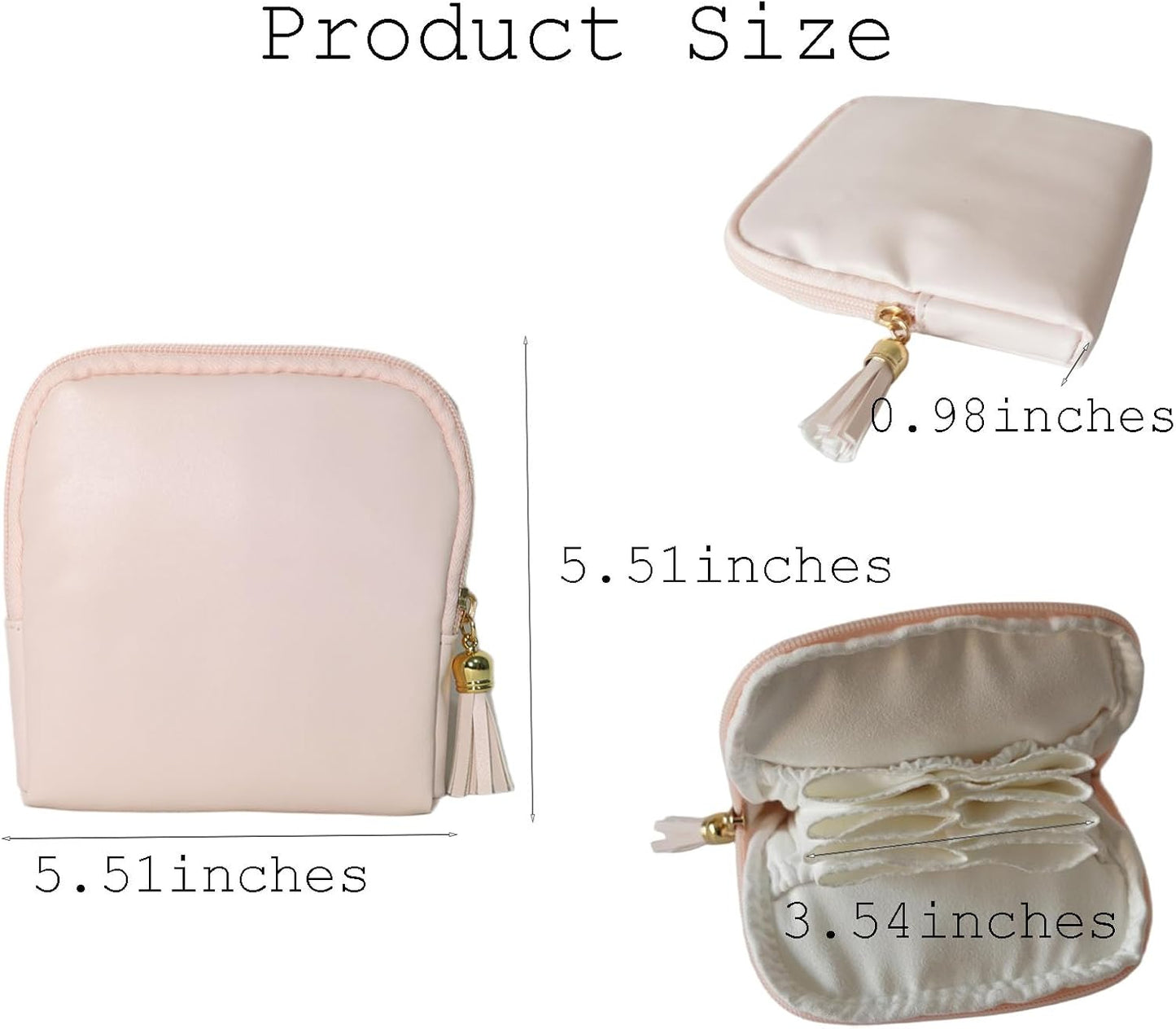 Bolsa terciopelo impermeable para joyas mujer