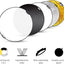 Reflector 5en1 para fotografía estudio y exteriores