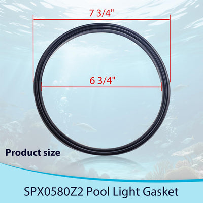 Junta lente repuesto para luces piscina SP0580 7 3/4pulg