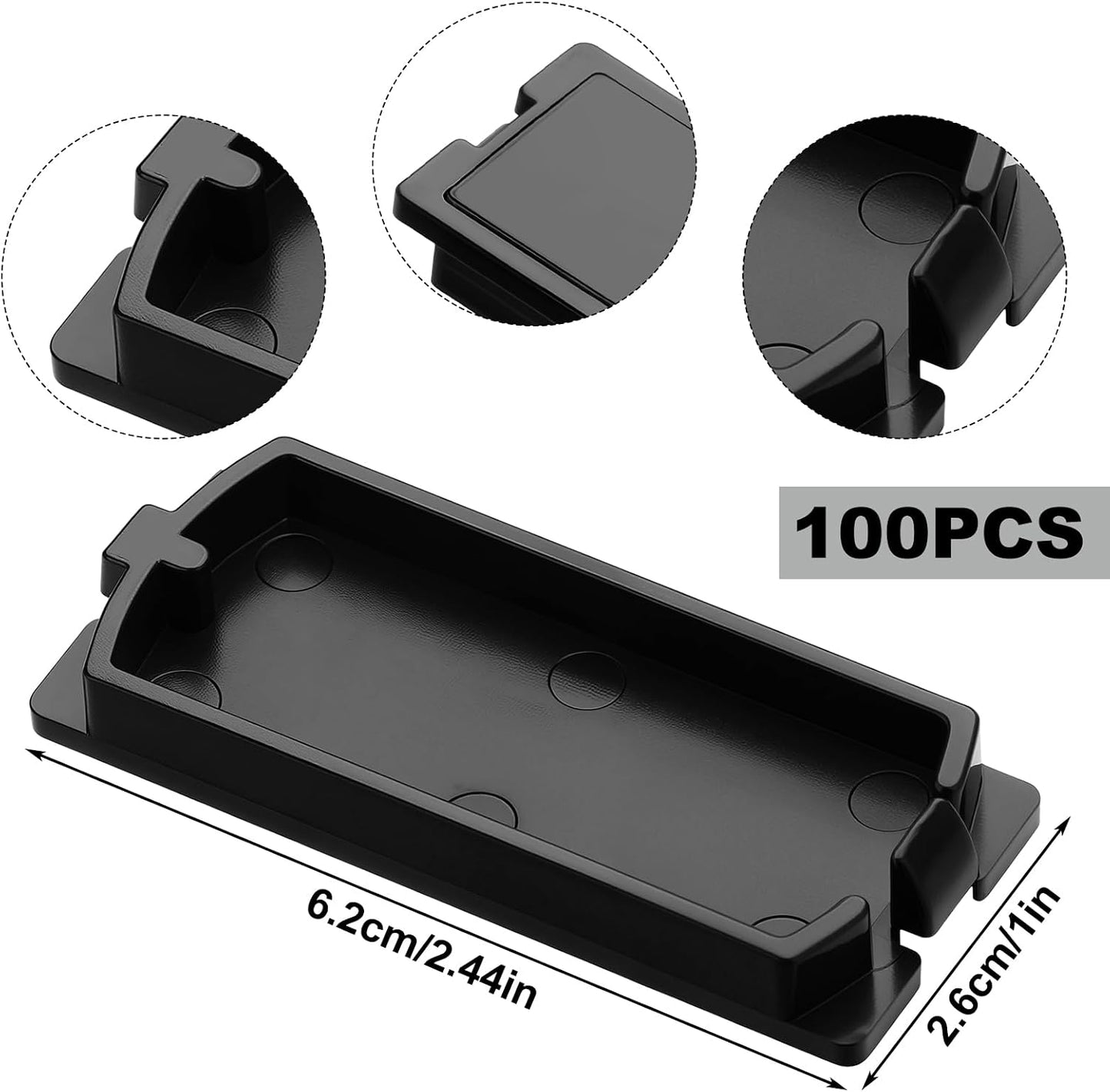Set 100 Placas Llenado Disyuntor Caja Negra
