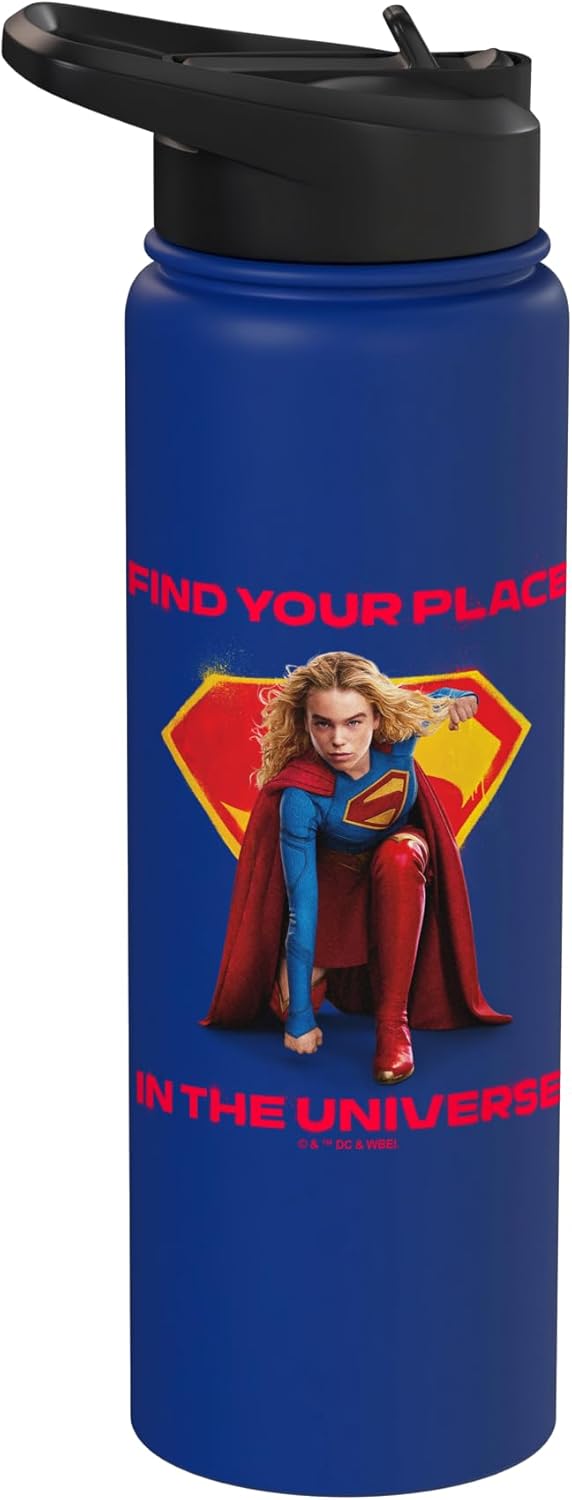 Botella agua aislada acero inox Supergirl