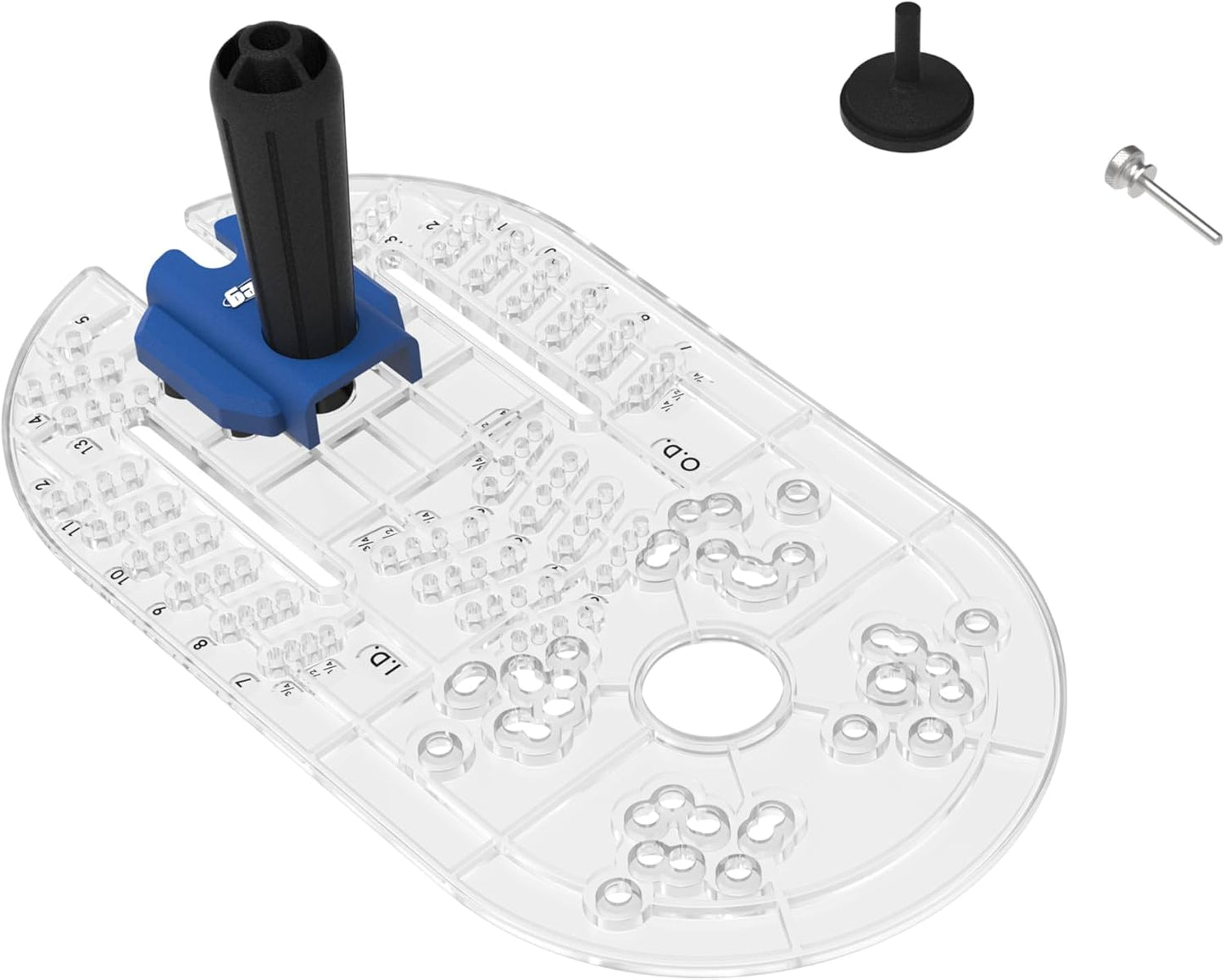 Placa base Kreg enrutador mango único 3.5-15pulg