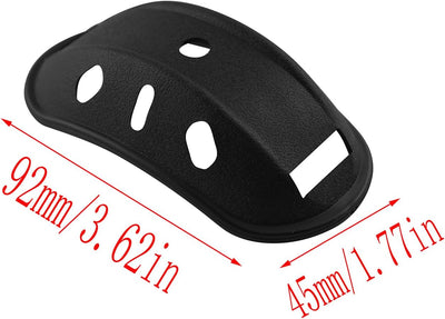 Cinta para casco plástico negro 8 pzas bicicleta patineta fútbol