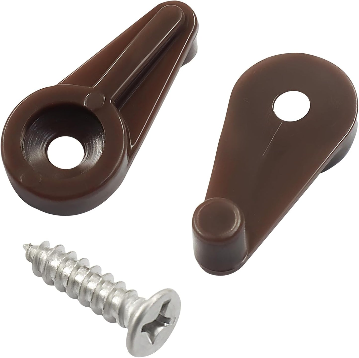 25 Pzas Ganchos Vidrio 4mm para Espejos Armarios Puertas Ventanas