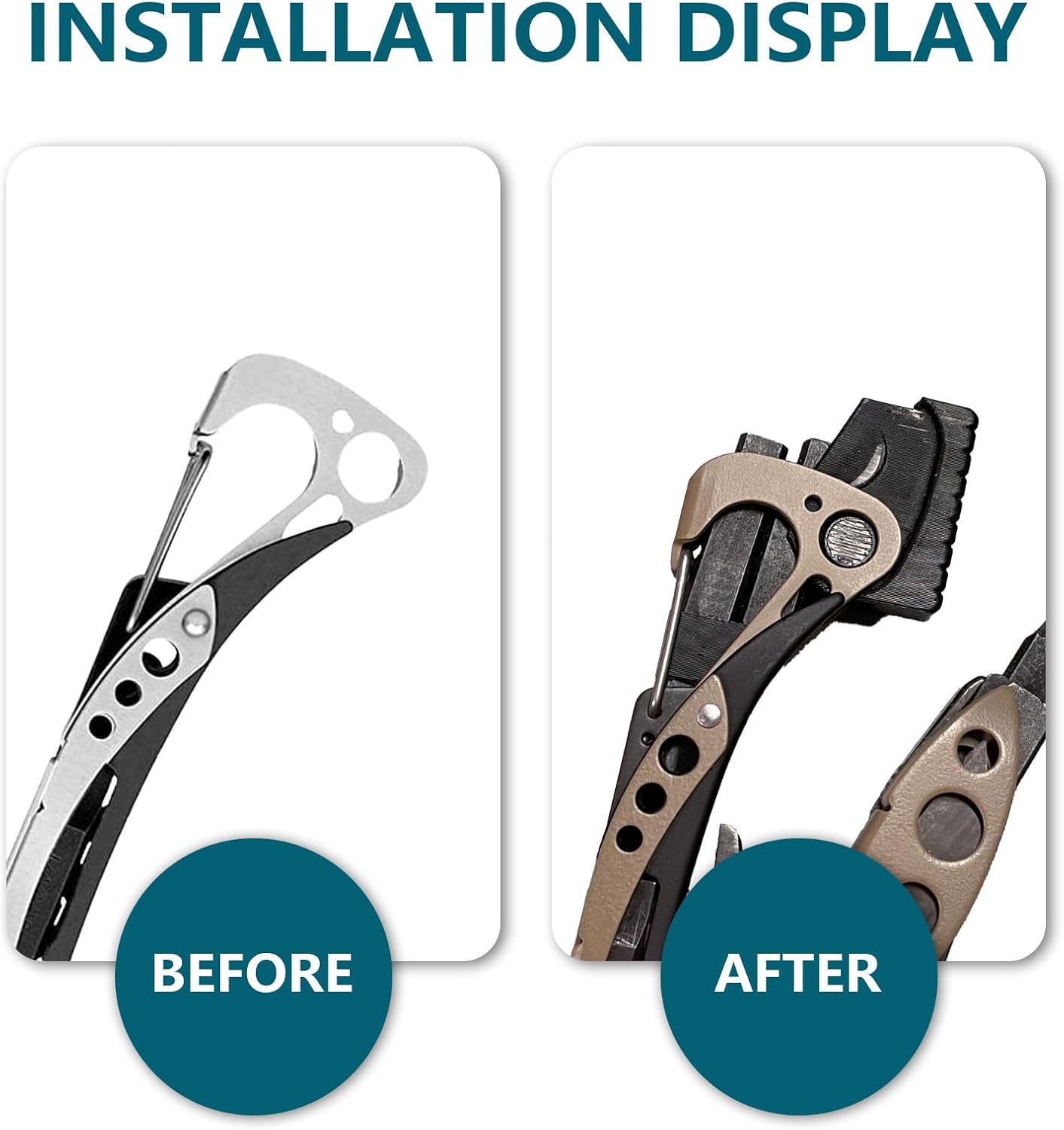 Cabezal fijación herramienta impacto comp. Leatherman negro