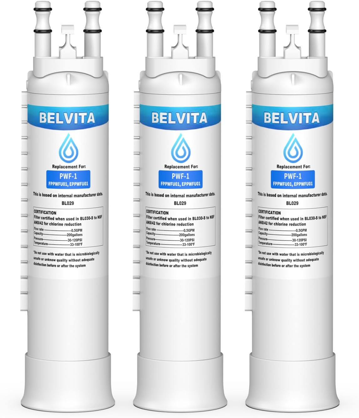 Filtro agua repuesto PurePour PWF-1 set 3