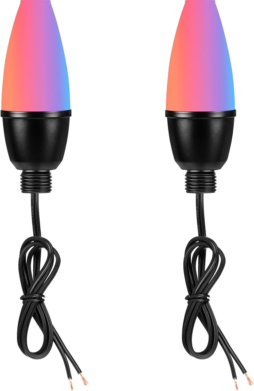 Bombilla LED RGBW 3W multicolor con cable 3000K