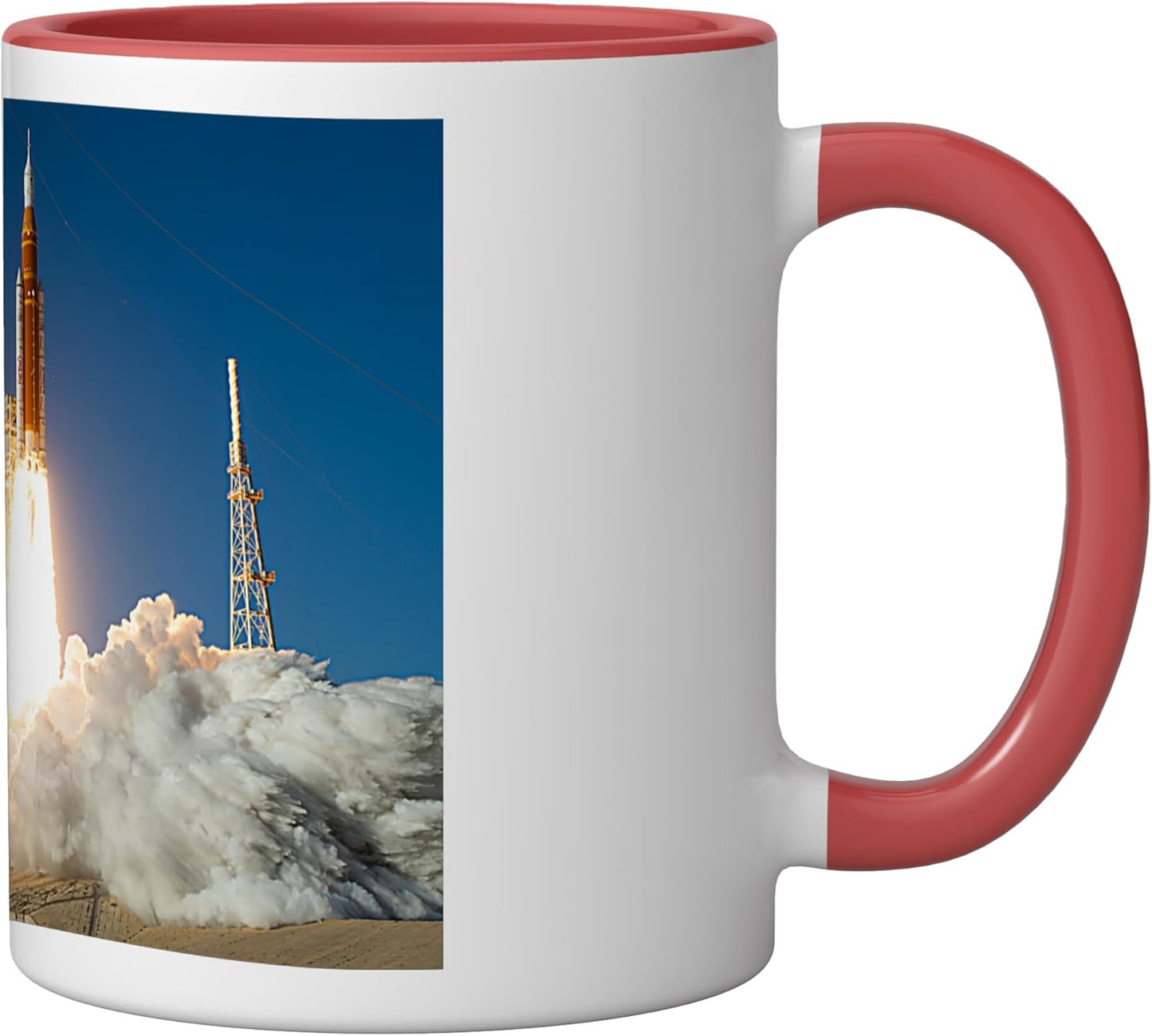 Taza Cerámica Artemis 2 Roja/Blanca
