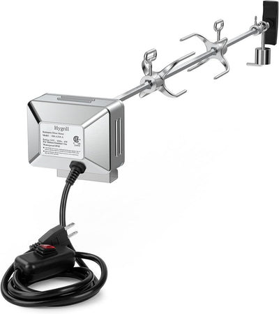 Kit asador Hygrill para parrillas gas y carbón 4 quemadores motor