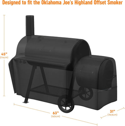 Funda parrilla Oklahoma Joe's 600D poliéster impermeable negro