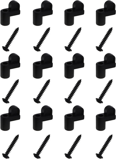 Clips fijación pantalla plástico ABS negro