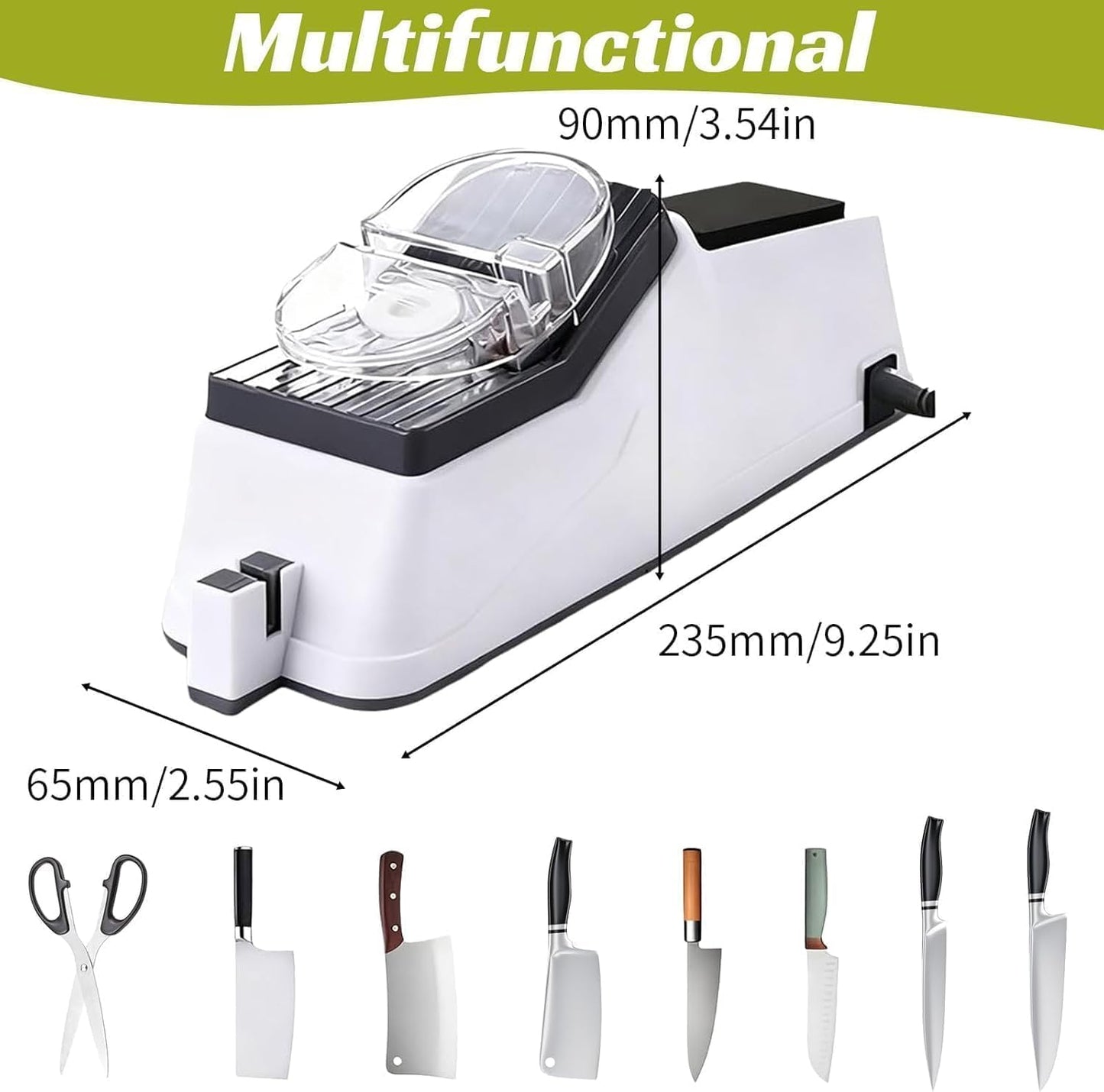 Afilador de cuchillos eléctrico USB Besyner Sharp Pro doble cara