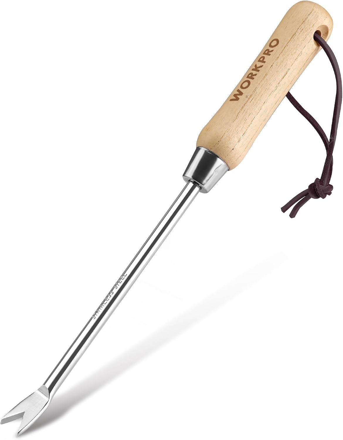Extractor malezas diente león mango madera acero inox