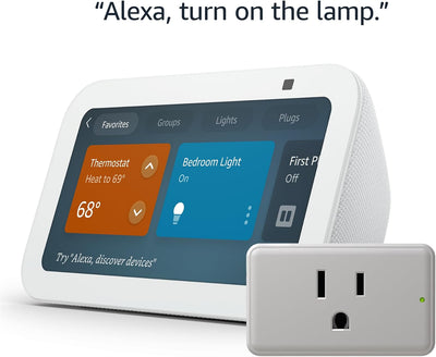Echo Show 5 con enchufe inteligente Legrand