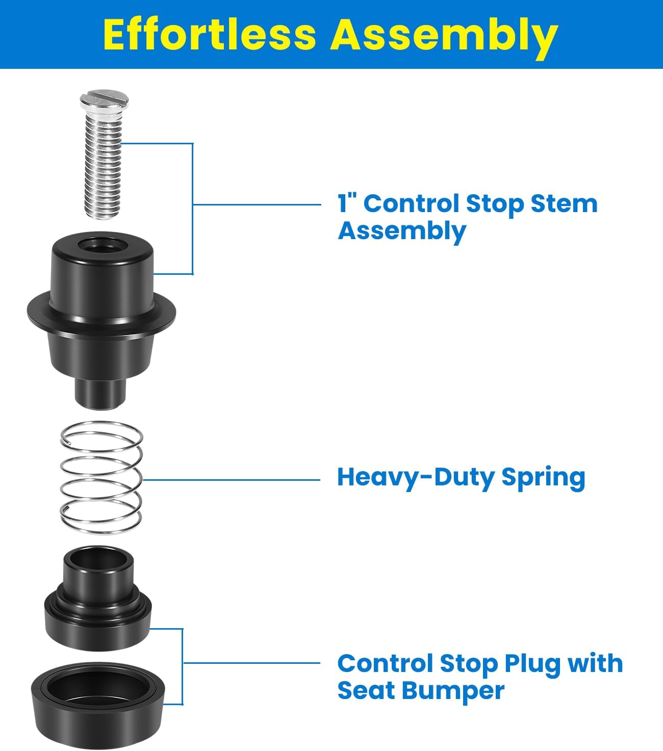 Kit reparación parada destornillador 1" Sloan Flushometers