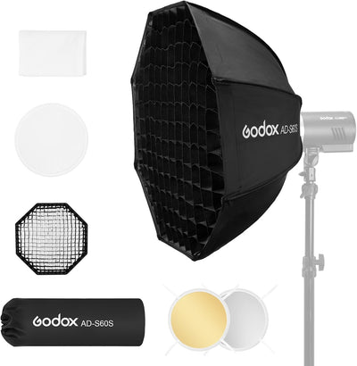 Softbox 60cm con difusor rejilla para AD400 Pro y ML100R